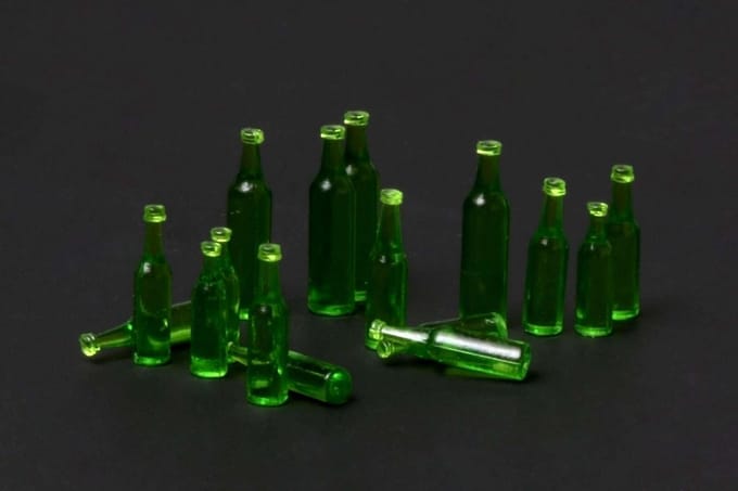 Meng Model Modelbouwpakket Diorama - MENG SPS011 Beer Bottles for Vehicles/Dioramas Plastic - 1:35 - Modelbouw