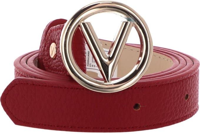 VALENTINO Riem Round Belt W100 Rosso / Oro Rood