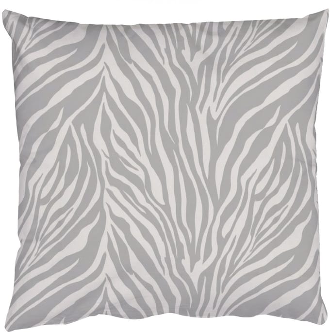 Sierkussens - Kussentjes Woonkamer - 60x60 cm - Zebra - Motief - Grijs