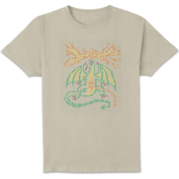 Stranger Things Scantron Dragon T-Shirt - Crème - XXL