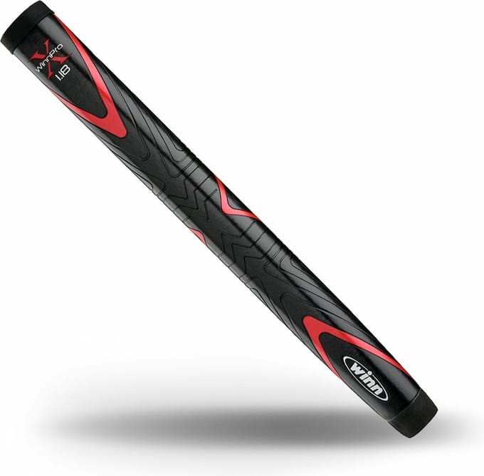 Winn Pro X 1.18 Putter Grip Zwart Rood
