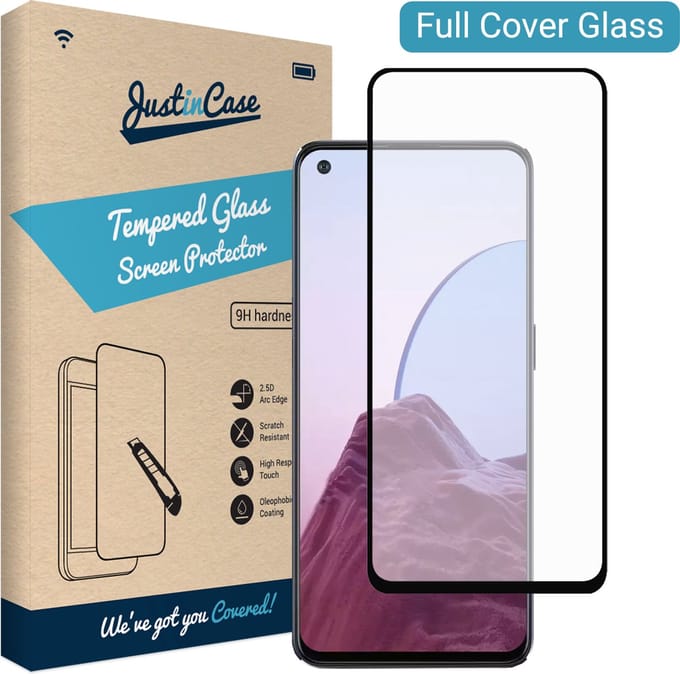 Just in Case screenprotector geschikt voor OnePlus Nord N20 - Screenprotector Full Cover Gehard Glas