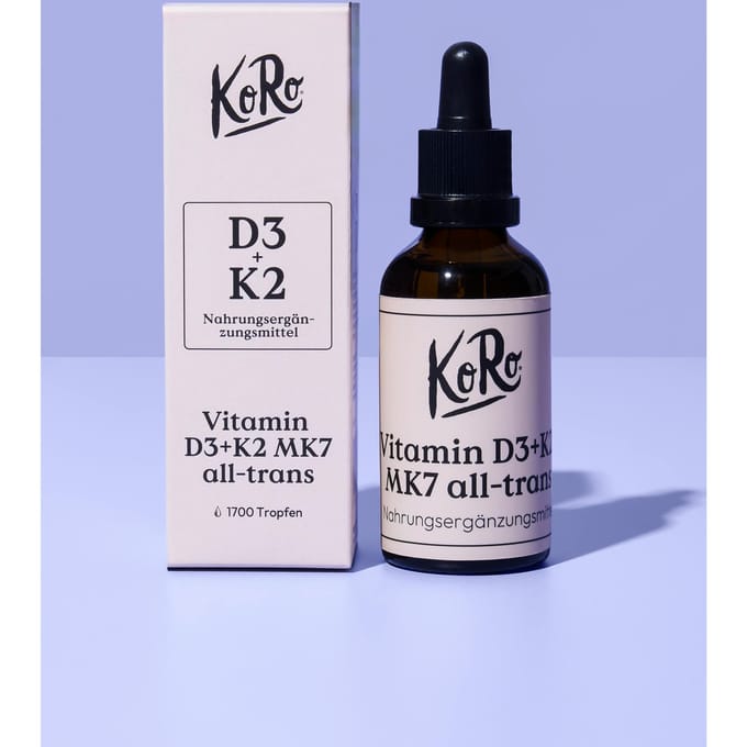 Vitamine D3+K2 MK7 druppels all-trans 50 ml
