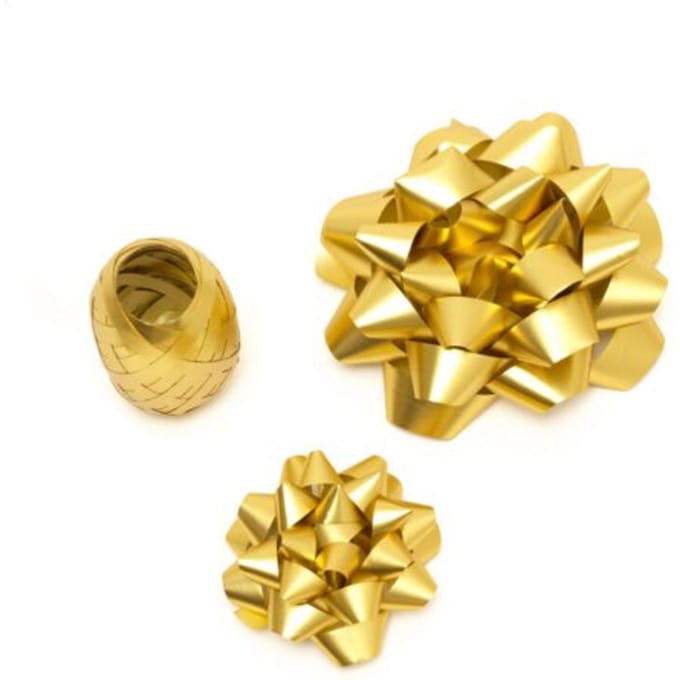Legami set van strik en lint - goud
