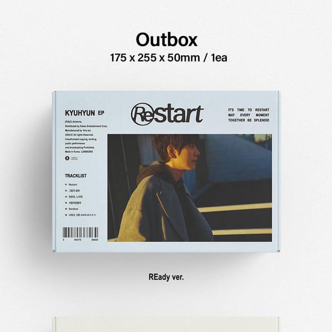 KYUHYUN (Superjunior) : EP [Herstart] 2 IN SET gray