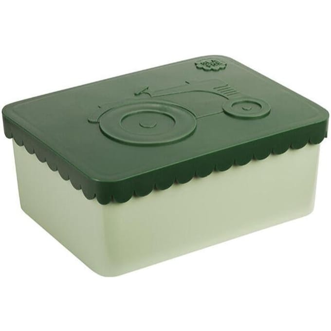 Blafre Lunchbox Tractor Donkergroen Lichtgroen