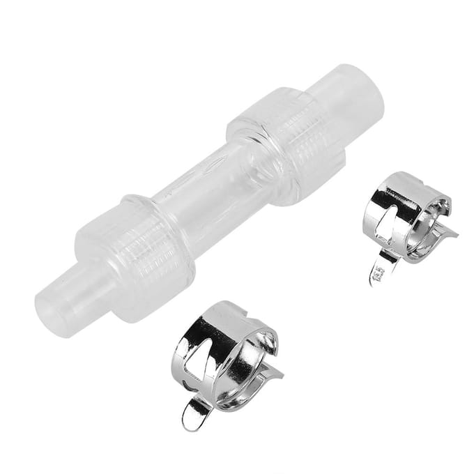 Slangadapter Connector 12/16 naar 16/22 Acryl Waterpijp Verloopstuk Accessoire white