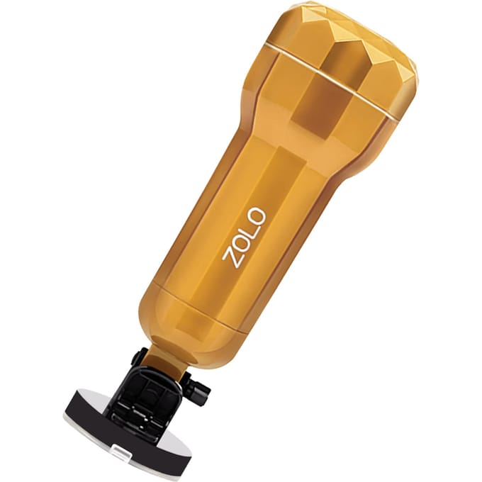 Zolo Vibrating Mountable Stroker - Goud