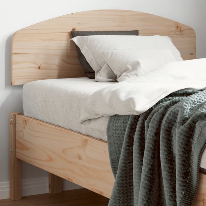 vidaXL - Hoofdbord - 75 - cm - massief - grenenhout