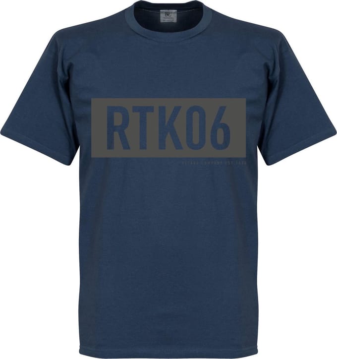 Retake RTK06 Bar T-Shirt - Denim Blauw - M