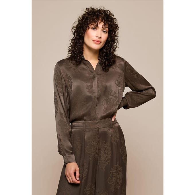 Bellize Blouse Donkerbruin