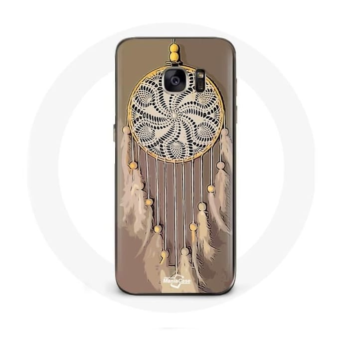 Coque Samsung Galaxy S7 Attrape Rêve marron Capteur de Rêves