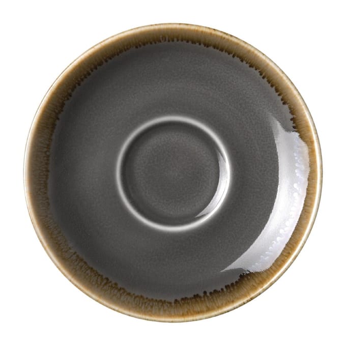 Olympia Kiln espresso schotels smoke 115mm (6 stuks)