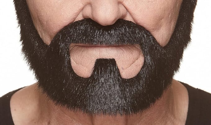Zelfklevende Handgemaakte Baard voor Kostuums