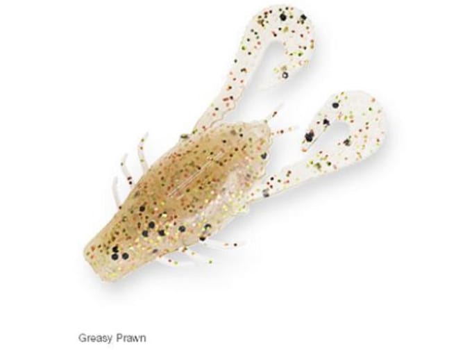 Zman Soft Lure CrusteaZ 2 Inch 6/Pack Vette Garnaal (5698) white