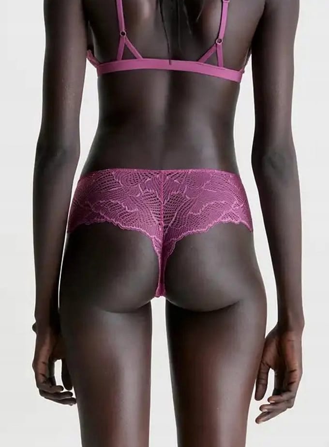 Calvin Klein - Dames Hipsters - Fiolet - Kant - S