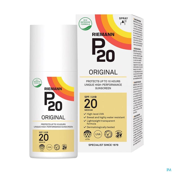 P20 Original Zonnespray SPF20 175 Spray