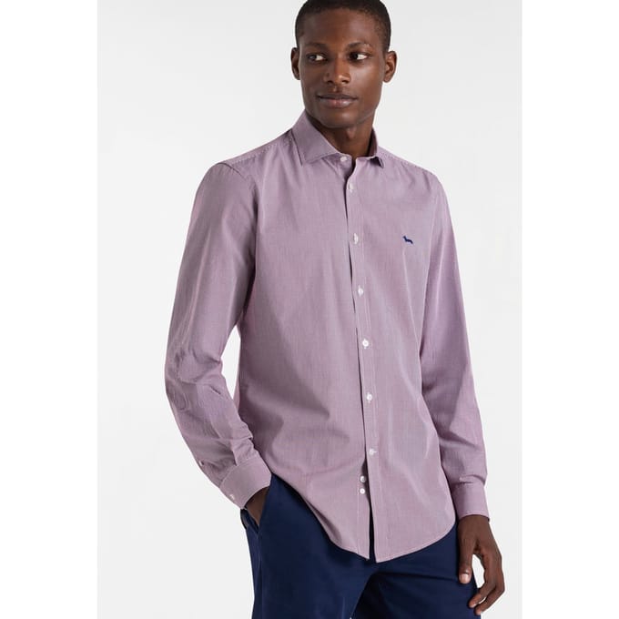 shirt man rood licht