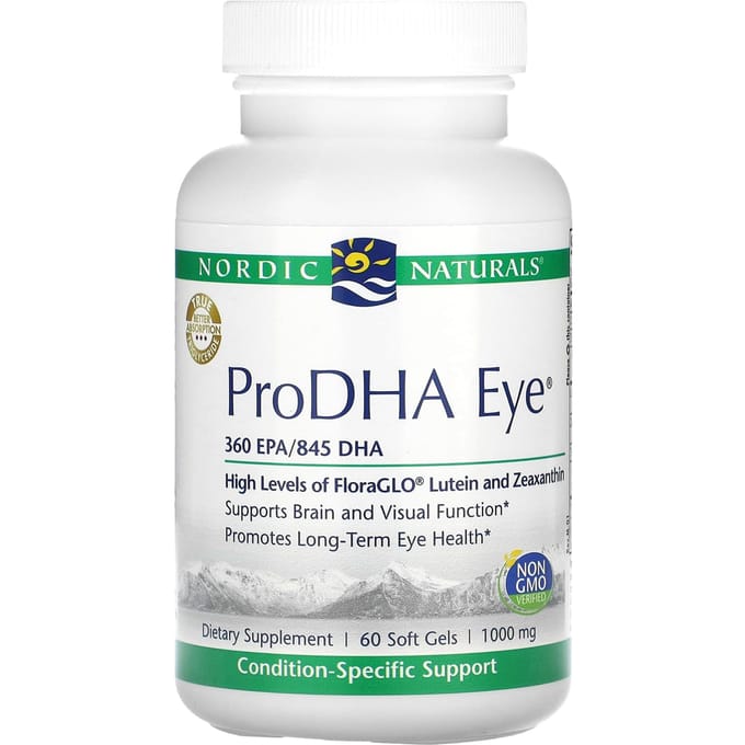 Prodha Oog, 1.000Mg, 60 Softgels (500 mg per softgel)