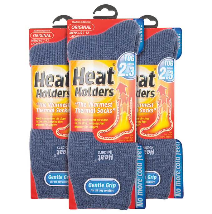 HEAT HOLDERS - 3-Pack Multipack Heren Geïsoleerde Thermosokken voor de Winter