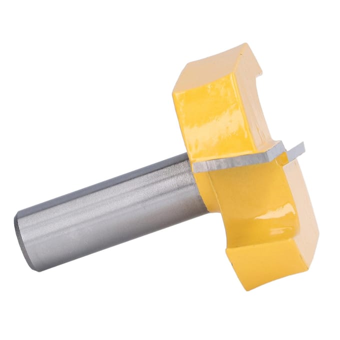 Fraise de Nettoyage de Fond Queue 12in Fraise à Défoncer pour Bois Outil de Rainurage Dia 57mm