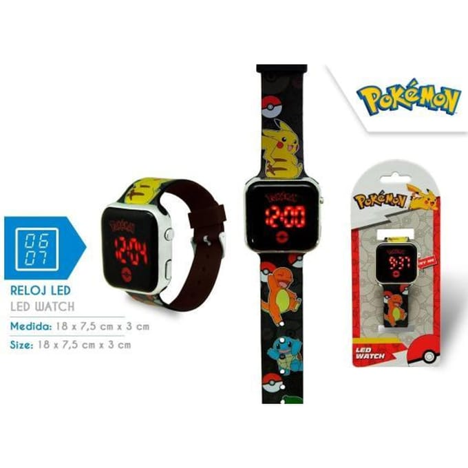 Montre LED - KIDS LICENSING - POK4322 - Rouge - Quartz - Affichage LED