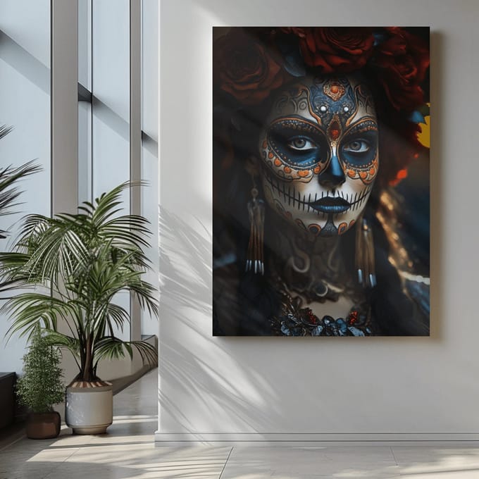 Foto op Canvas - Day Of The Dead - 90x60 cm