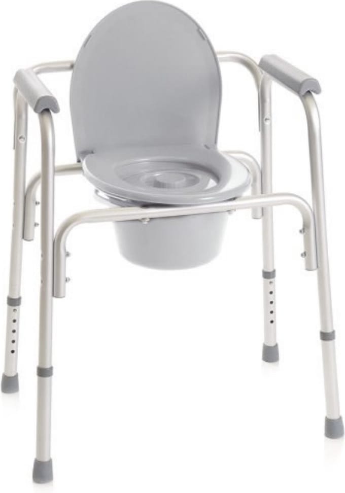 Moretti Toiletstoel en Douchestoel - Grijs