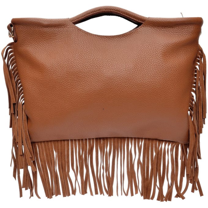 Isabella Rhea Brown Rundleer Tas
