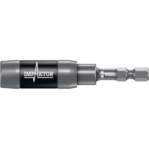 Wera 5057676001 Impaktor R Bithouder met ringmagneet en springveer - 1/4" x 75mm