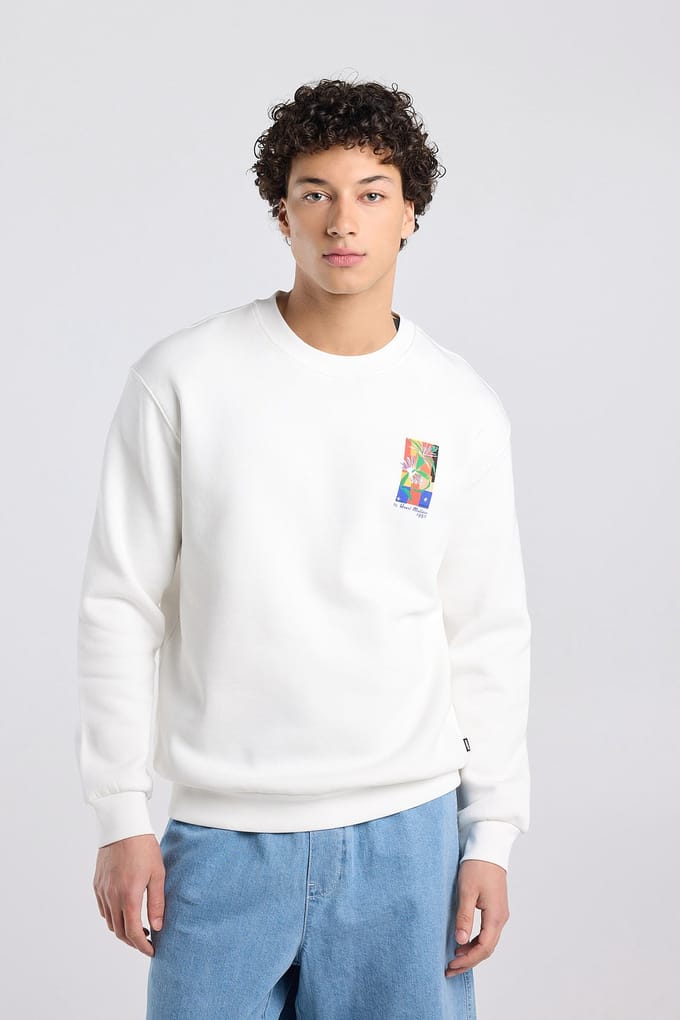 America Today Sheldon Crew Off White Taglia: M | Maglioni a maglia Outlet | Uomo | Bianco