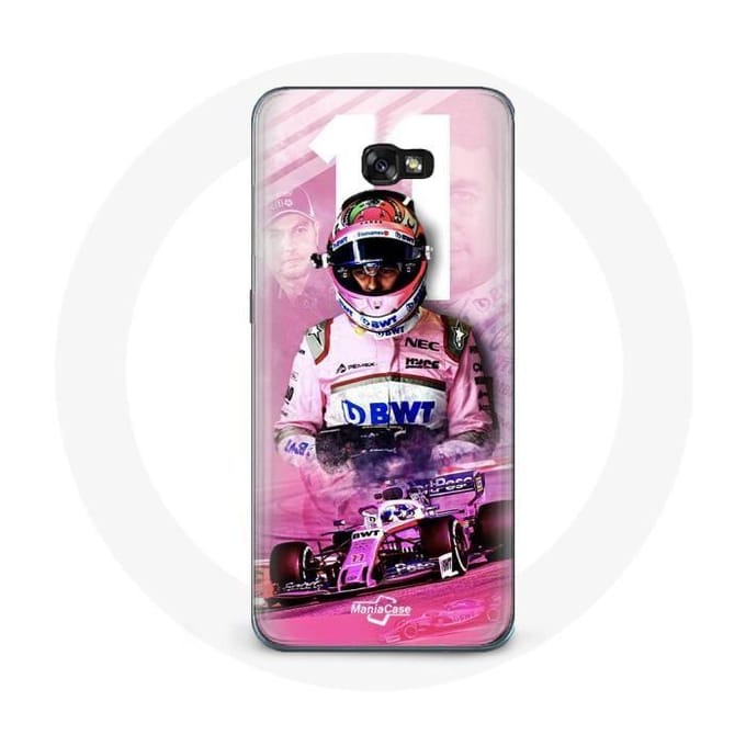 Case voor Samsung Galaxy A3 2016 Formule 1 Sergio Pérez F1 Driver Roze