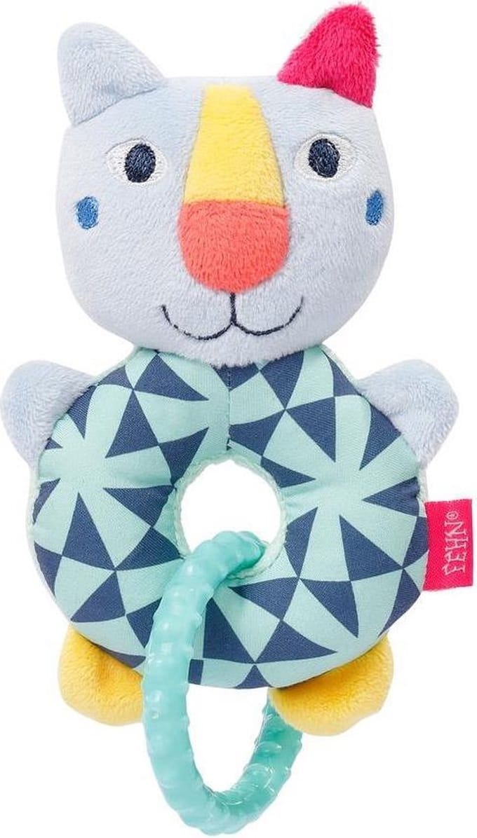 Fehn Activiteitenspeeltje Color Friends Kat Junior 13 Cm Pluche