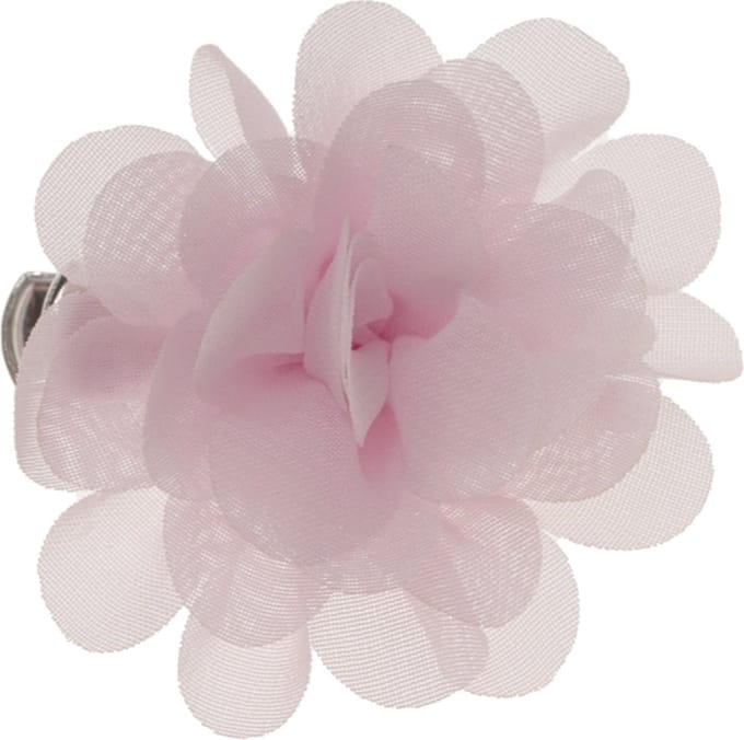 Haarclipje bloem roze
