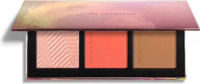 Lethal Cosmetics Makeup Face palette Vernal Multicolours