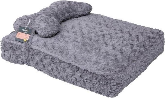 Quapas! Kussen met Bot Grijs S - 80x55x15CM