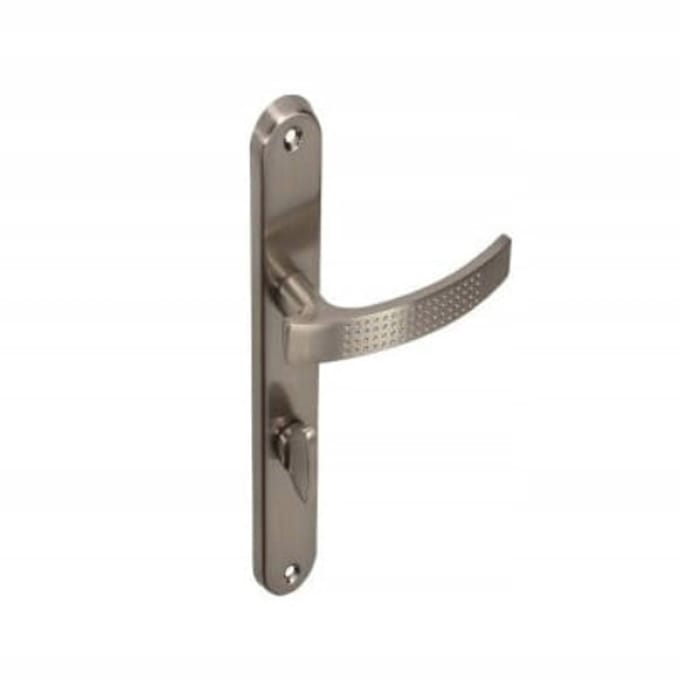 Gamet Talia Basic - Deurklink - Langschild - Nickel Geborsteld - WC Rechts