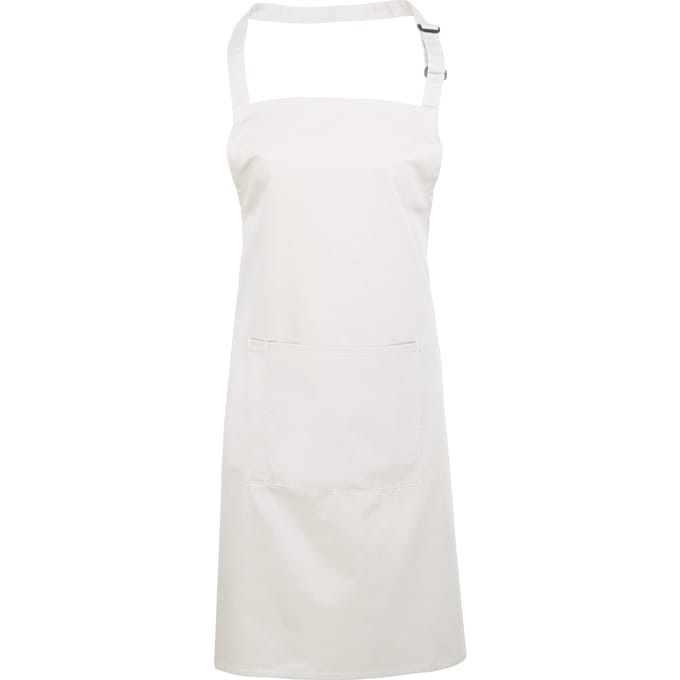 Premier Dames/Dames Kleuren Bipschort Met Zak / Werkkleding (Wit)