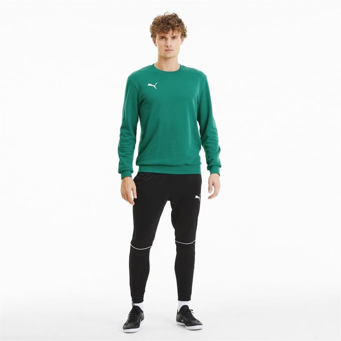 Puma Heren Crew Neck Regular Sweatshirt (Pepergroen)