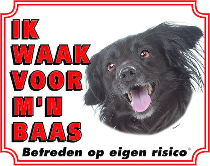 Markiesje Waakbord - Ik waak voor mijn Baas