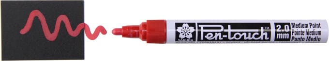 Sakura Pen-Touch M Rood
