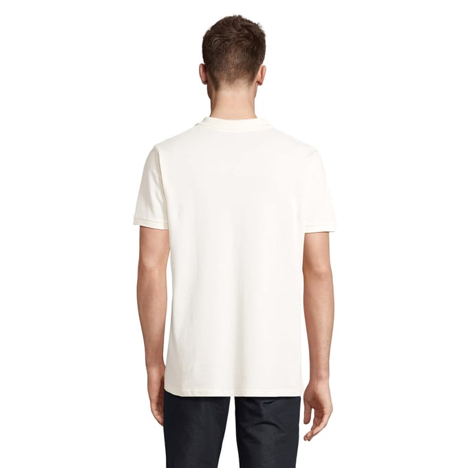 SOLS Heren Planet Poloshirt (Gebroken wit)