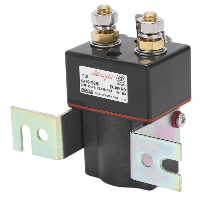 4-terminale solenoïde spoel 101908701 Vervanging voor Club Carts Precedent 2004-2008 48V black