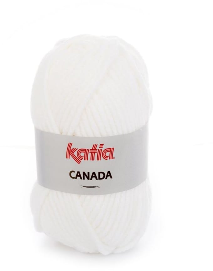 Katia Canada - 01 wit - Acryl Garen