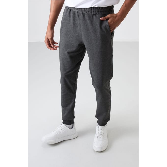 Heren Regular Fit Katoenmix Joggingbroek