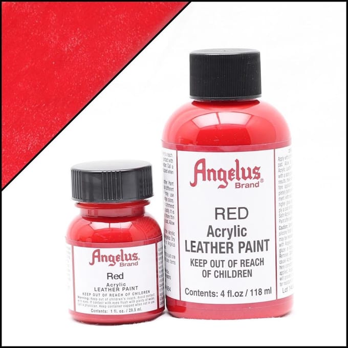 Angelus leerverf Rood 118ml/4oz