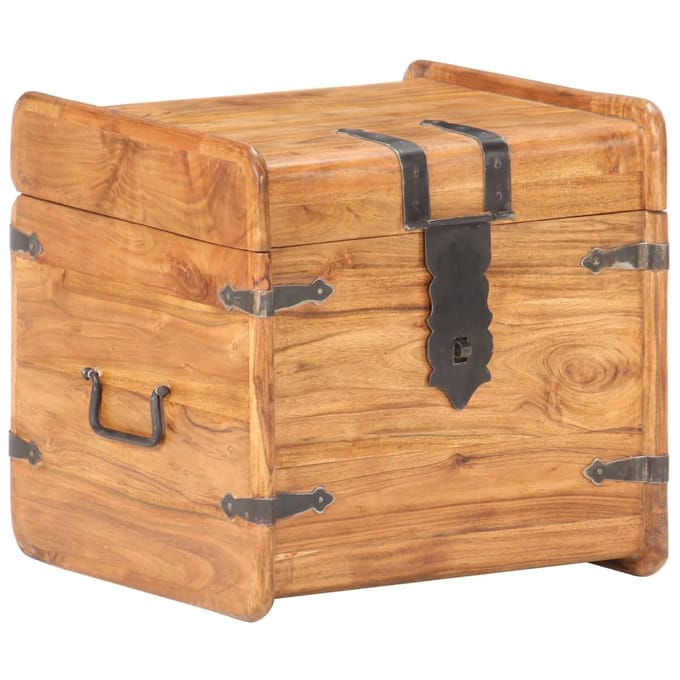 vidaXL - Kist - 40x40x40 - cm - massief - acaciahout