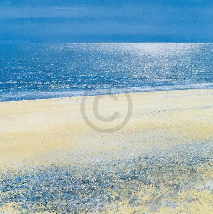Kunstdruk Paul Evans - Silver Tide 61x61cm