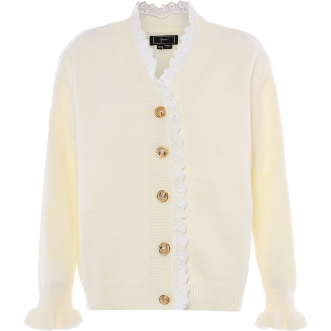 Faina Vest Dames wolwit