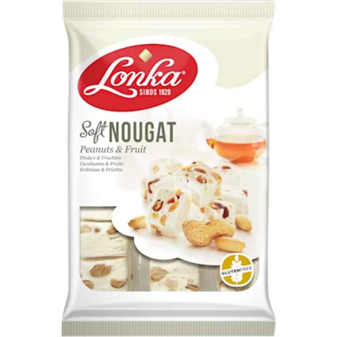 Soft nougat pinda vrucht